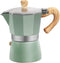Aluminum Italian Espresso Machine, Percolation Stove Burner Pot Coffee Moka Pot