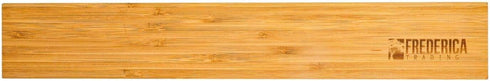 Heavy Duty 15" Bamboo Knife Magnetic Strip - Wall Mounted Holder with 6 Dual-Magnet Zones