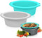 ChefAid Slow Cooker Liners, 100% Silicone Reusable Insert Accessories for 6-8 Quart Slow Cookers, Food Safe (Grey-Mint)