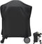 Grill Cover for Weber Q Series Grill on Cart, Waterproof BBQ Cover