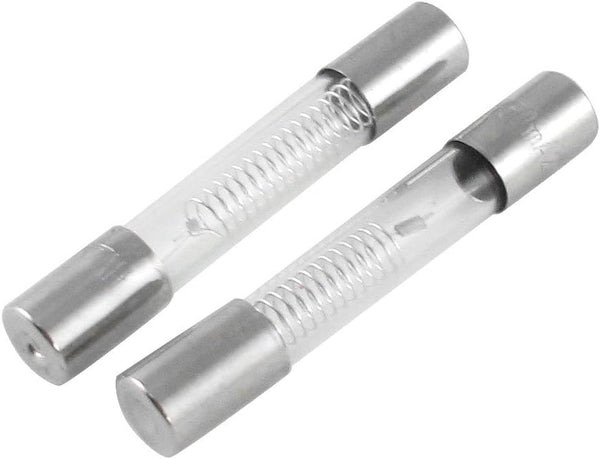 uxcell 2 Pcs Microwave Oven 6 x 40mm Axial Glass Fuse Tubes, 850mA 0.85A 5KV (Pack of 2)