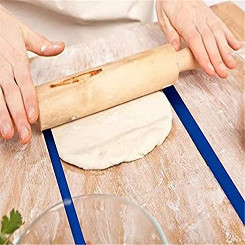 Rolling Pin Guide Silicone Measuring Dough Strip, Perfect Dough Strip for Professional Kitchen Use