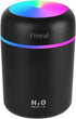 Fioyal Portable Mini Humidifier, RGB Light Small Humidifiers for Bedroom, Car, Desktop, 2 Cool Mist Modes