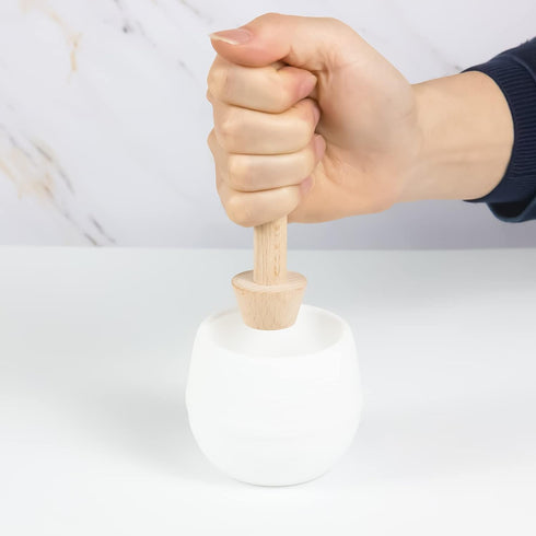 3Pcs Tart Tamper Set, Portable Wooden Double Side Pie Pastry Dough Tamper, DIY Cake Pastry Tools