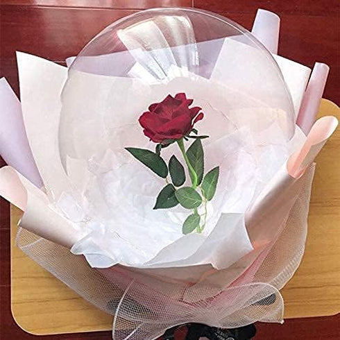 Clear Balloons for Stuffing, 15 Pack Wide Neck Pre Stretched Fillable BoBo Balloons
