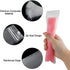 125 Disposable Ice Popsicle Mold Bags with Funnel, BPA Free Zip Lock Freezer Tubes for Healthy Snacks