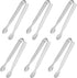 Ice Tongs for Sugar Cubes - 6 Pack Stainless Steel Mini Serving Tongs for Appetizers, Tea Party, Coffee Bar (6 PCS)