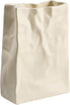8 Inch Relexome Paper Bag Vase Crinkle Wide Ceramic Flower Vase Cream White Boho Wabi-Sabi Vases, Cute Home Office