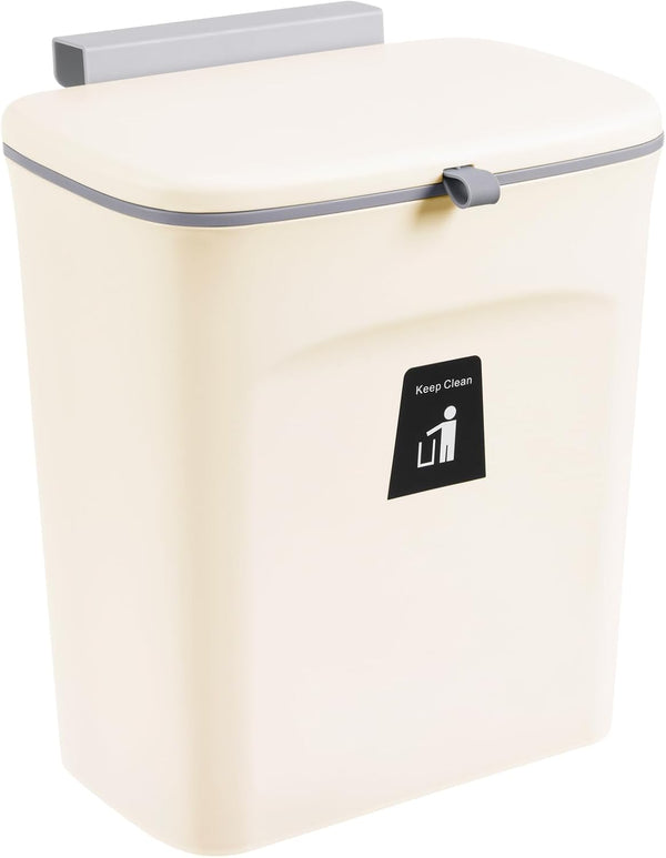 Tiyafuro 2.4 Gallon Kitchen Compost Bin for Counter Top or Under Sink,