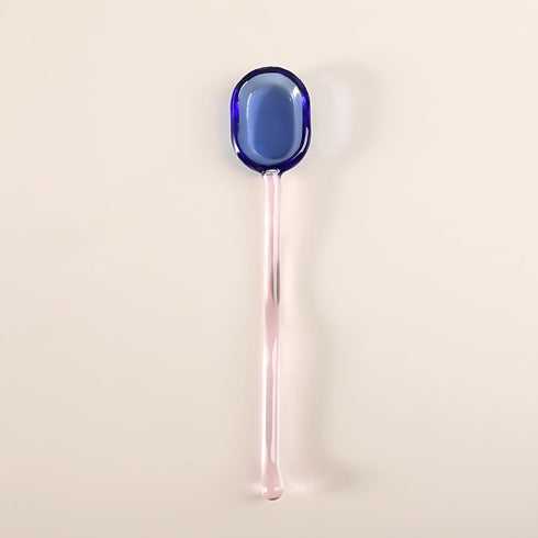 Turbokey 6.1 Inches Glass Spoons, Heat Resistant Transparent Crystal Teaspoons Mini Coffee Stirring Spoon,for Cold