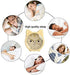 3" Cartoon Animal Alarm Clock, Silicon Analog Silent Non-Ticking Backlight Desk Clock