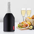 Wine Cooler Sleeve, Reusable Chiller for Red Wine, Sparkling Wine, Champagne, Water-repellent Nylon Fabric, Black