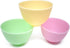 Honbay 4PCS Silicone Mixing Bowl, Prep and Serve Bowls for Mixing Facial Mask or Holding Ingredients, 10×6.8CM