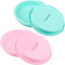4 Pcs Layer Cake Pan Set, 6 Inch Silicone Round Cake Mold for Jumbo Whoopie Pie, Non-Stick Baking Tins