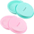 4 Pcs Layer Cake Pan Set, 6 Inch Silicone Round Cake Mold for Jumbo Whoopie Pie, Non-Stick Baking Tins
