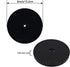 TamBee 6 inch Lazy Susan Turntable Organizer - Acrylic for Spice Rack, Cake, Kitchen, Black