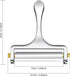 3 Mozzarella Sopito Stainless Steel Wire Cheese Slicer With Extra Wires Adjustable Thickness, Handheld Cheese Block