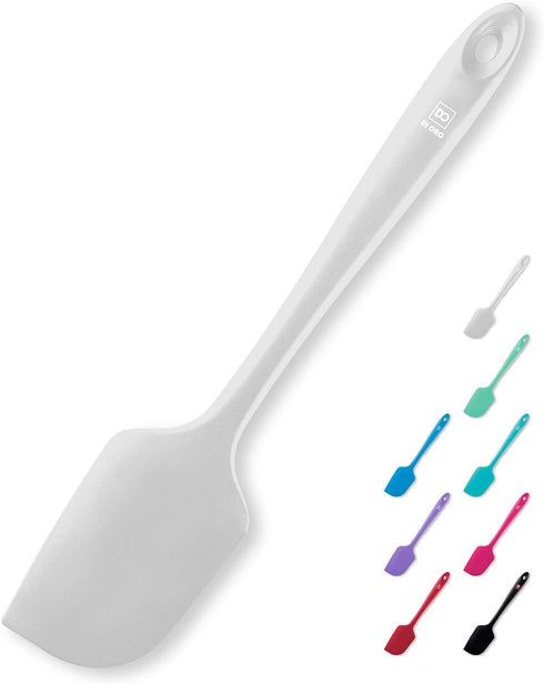 DI ORO Silicone Spatula - 600°F Heat-Resistant Rubber Kitchen Utensil for Baking, Scraping, Mixing - BPA Free,
