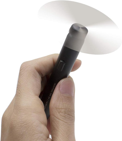 GS GLOWSEEN Pocket Fan, Mini Handheld Battery Powered Cooling Fan for Home Office Travel Camping