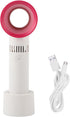 Portable Mini USB Rechargeable Bladeless Fan, 360° Air Suction, Three Adjustment Speeds, Handy Cooler for Home Outdoor