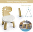 2+ Toddler Chair,Plastic Kids Dino Chair,Sturdy Durable and Lightweight Toddler's Activity Chairs,Anti-Slip Ergonomic