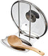 Yiffee Stainless Steel Storage Rack, Kitchen Utensil Storage Rack, Spoon Rest, Lid Holder, Rust Resistant