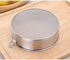 40 9.84 inch 1.97 inch Falytemow Flour Sifter Round Flour Sieve Strainer with Mesh Premium Rustproof Stainless Steel