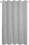 River Dream No Hook Hotel Cloth Grey Shower Curtain Soft Microfiber &