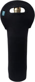 OFEILY Durable Neoprene Wine Carrier - Single Bottle Tote Bag for Wine, Beer, or Drinks - Black