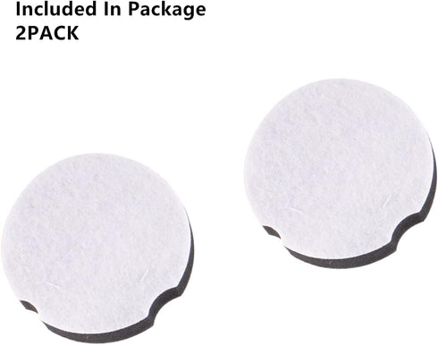 Replacement Filters for Bissell CleanView Compact Upright Vacuum - Part 1604896, Fits Models 3508, 2-Pack