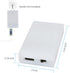 3 5V USB Female Socket AA Battery Case White Battery Box Holder for USB LED Strip Lights Fairy String Lights Curtain