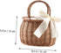 CHILDWEET Woven Flower Basket, Rattan Picnic Basket, Fruit Storage, Woven Pantry Organizer, Hand Basket