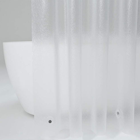 AooHome Frosted Shower Curtain Liner 8G Eva Extra Long 72x78 Inch with Heavy Duty 5 Bottom Magnets, Semi Transparent