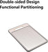 UNOSCHRIM 4-in-1 Fast Defrosting Tray, 12 * 8 Inch Aluminium Thawing Plate, Multi-functional Cutting Board