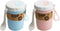 LZYMSZ 2PCS Wheat Straw Soup Cup, 300ml Portable Microwaveable Breakfast Cup, 2