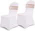 SquarePie Pack of 10 Sequin Chair Sashes, Shining Rose Gold Bows for Wedding Banquet Party Decor