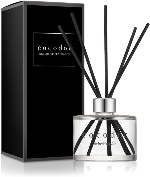 COCODOR Signature Reed Diffuser Set, 6.7oz Home Fragrance Oil Scent Diffuser for Bathroom Shelf Decor