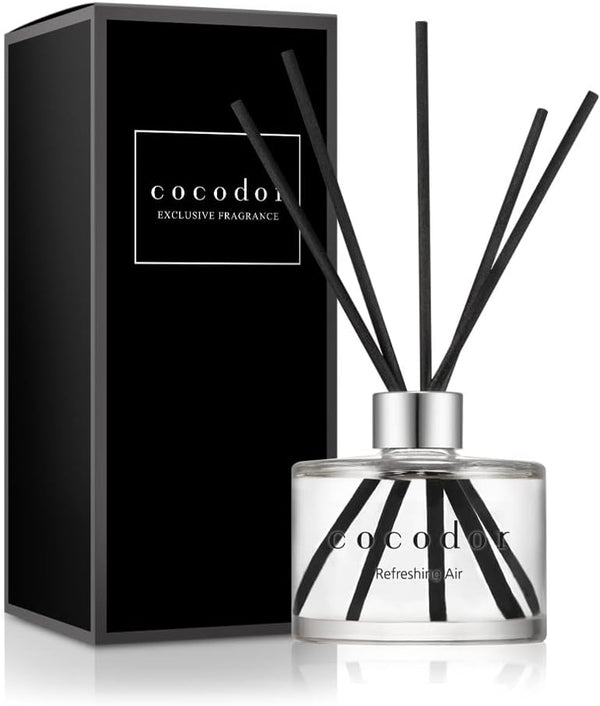 COCODOR Signature Reed Diffuser Set, 6.7oz Home Fragrance Oil Scent Diffuser for Bathroom Shelf Decor