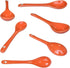 2 Pcs Each of 8 Color Porcelain Egg Spoons, 5 Inch Ceramic Spoons for Coffee, Dessert, Yogurt, and Tea