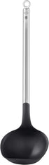 Roesle Basics Line Soup Ladle with 11.5 in. Stainless Steel Handle for Serving