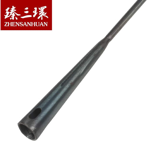 ZhenSanHuan Hand Hammered Carbon Steel Spatula, Long Handle Wok Tool