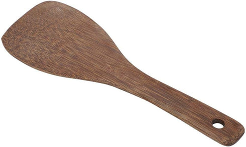 Fdit Kitchen Cooking Tool Shovel, Wooden Spatula Fried Rice Turner Utensils for Cooking Roasting (Semicircular)