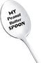 Peanut Butter Spoons Gift - My Peanut Butter Spoon for Dad, Funny Stainless Steel Gift for Christmas and Birthdays