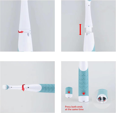 Electric Cleaning Brush with 4 in 1 Brush Heads, Cordless Motorized Brush for Bathroom, Kitchen & Tile