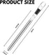 Wine Chiller Stick, Stainless Steel Wine Cooler Stick, Rapid Bottle Chilling Rod for Cooling & Aerating, Iceless Wine