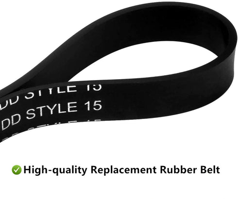 Replacement Belts for Dirt Devil Style 15 Dynamite and Power Express Upright Vacuum (Pack of 2)