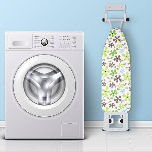 Ironing Board Hanger Wall Mount Organizer, Storage Rack for Laundry Rooms