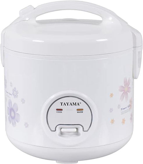 TAYAMA Automatic Rice Cooker & Food Steamer 5 Cup, White (TRC-04RS)