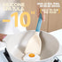 Silicone Mini Spatula with Stainless Steel Inner Core, Flexible Beveled Turner, Heat Resistant Cooking Utensils