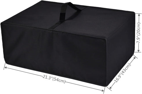 Heavy Duty Waterproof Air Fry Countertop Oven Dust Cover, Compatible with Ninja SP101/SP351/SP201 (Black)